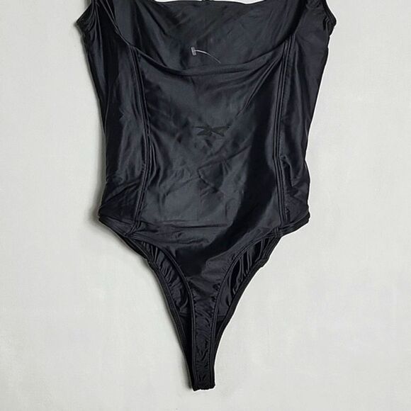 NEW.. REEBOK.. CARDI B.. black thong body suit/swimsuit.. - Picture 7 of 16